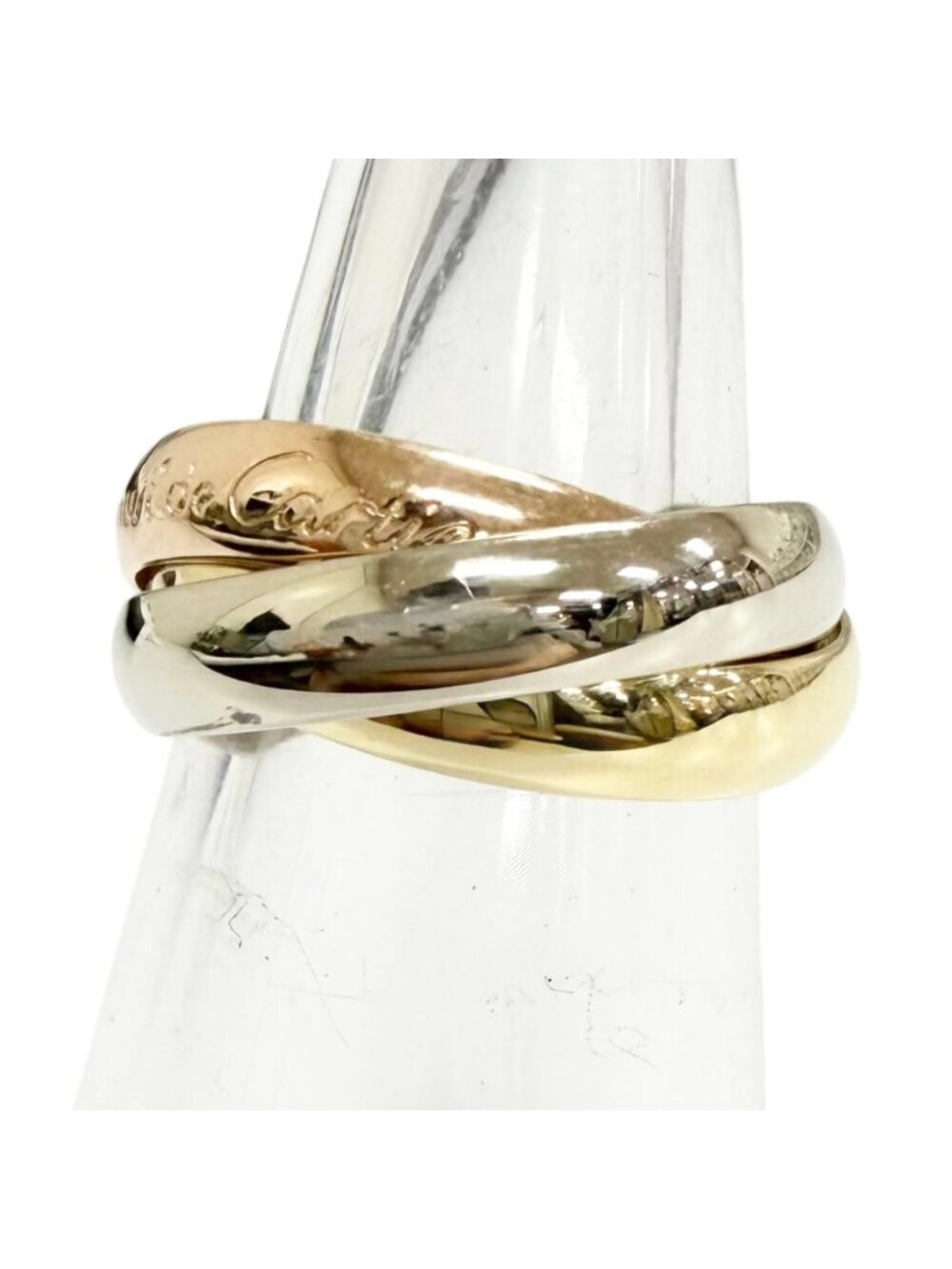 Cartier Trinity Classic 750 Ring White Gold Pink